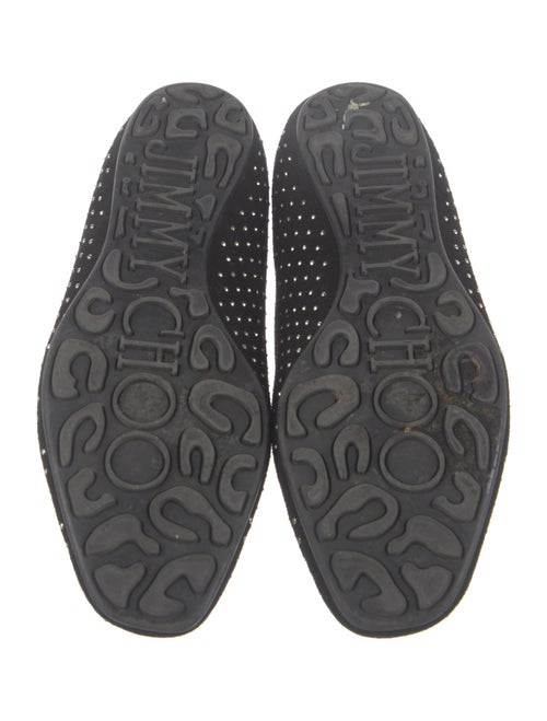 Jimmy Choo Suede Printed Loafers