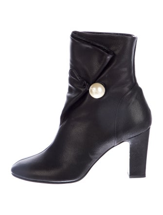 Jimmy Choo Bethanie Faux Pearl Accents Boots