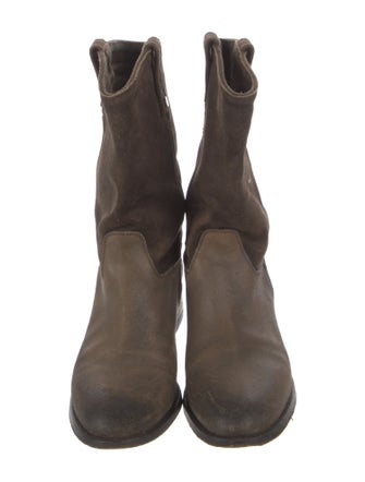 Jimmy Choo Suede Western Boots