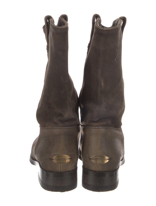 Jimmy Choo Suede Western Boots