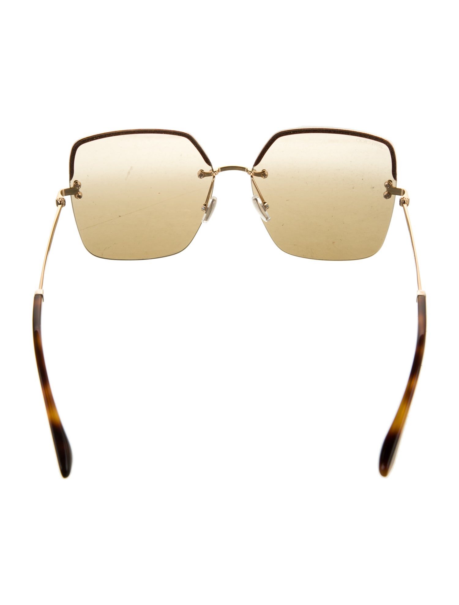 Jimmy Choo Oversize Tinted Sunglasses