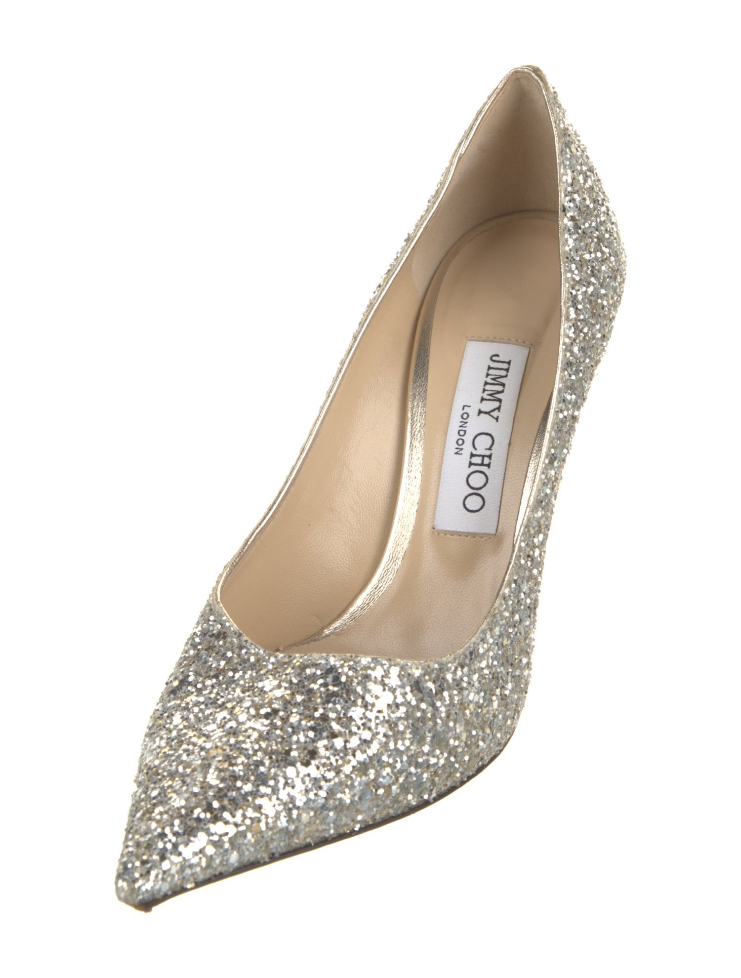Jimmy Choo Glitter Glitter Accents Pumps