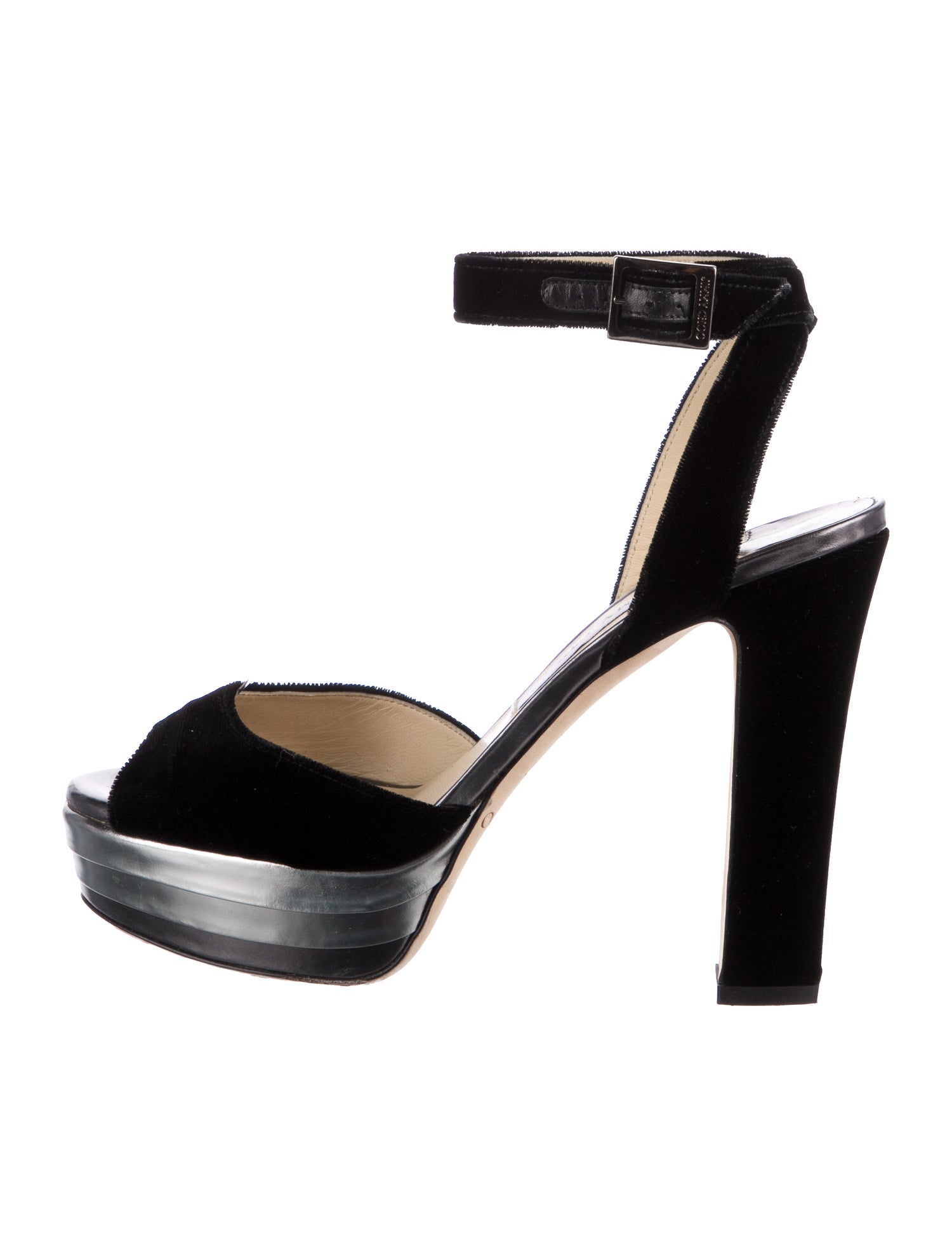 Jimmy Choo Pattie Velvet Sandals