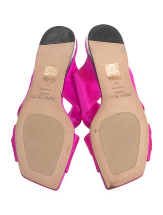 Jimmy Choo Satin Slides