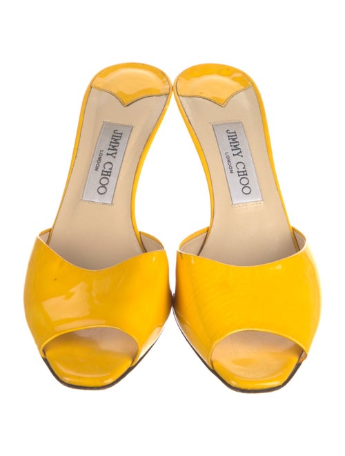 Jimmy Choo Patent Leather Slides