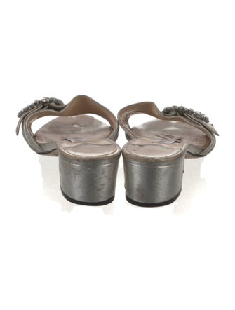 Jimmy Choo Leather Slides