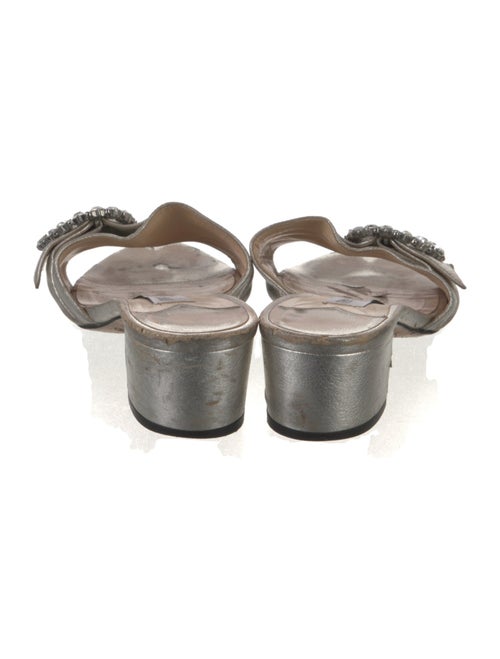 Jimmy Choo Leather Slides