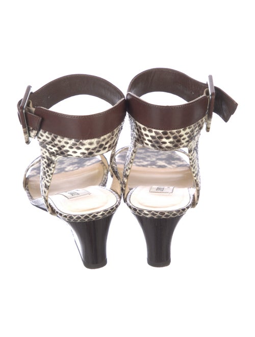 Jimmy Choo Jaimie Snakeskin Sandals