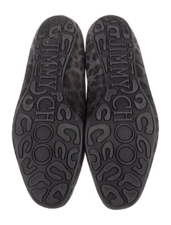 Jimmy Choo Suede Printed Loafers