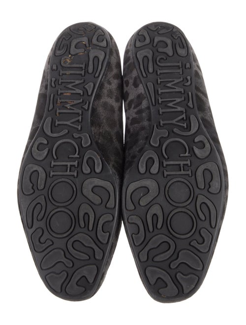Jimmy Choo Suede Printed Loafers