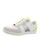 Jimmy Choo Leather Colorblock Pattern Sneakers