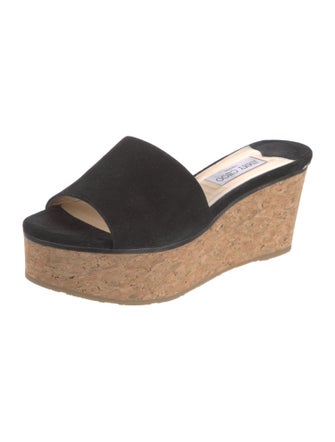 Jimmy Choo Suede Slides