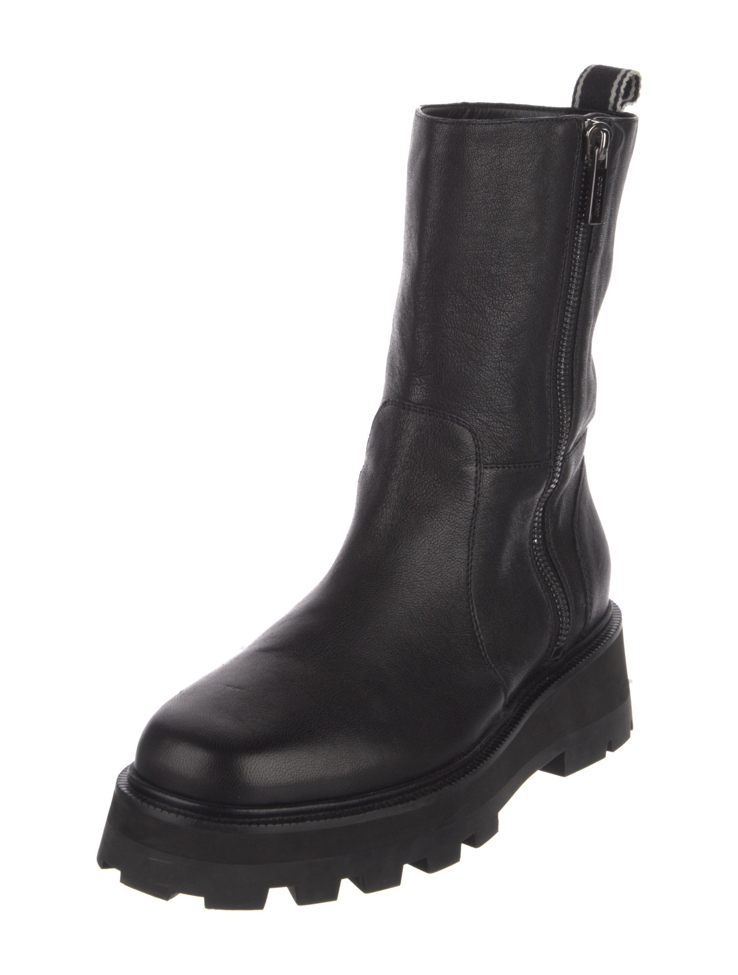 Jimmy Choo Bayu Leather Moto Boots