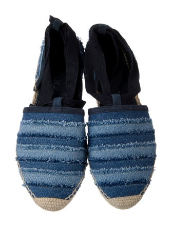 Jimmy Choo Denim Printed Espadrilles