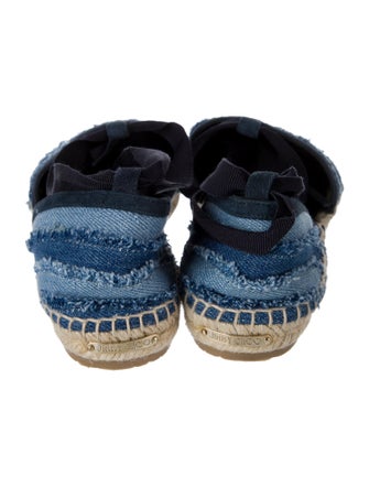 Jimmy Choo Denim Printed Espadrilles