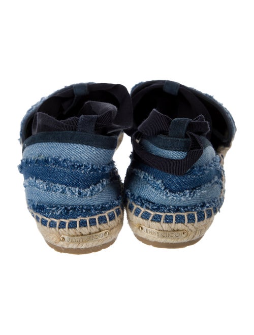 Jimmy Choo Denim Printed Espadrilles