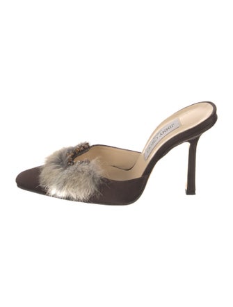 Jimmy Choo Satin Mules