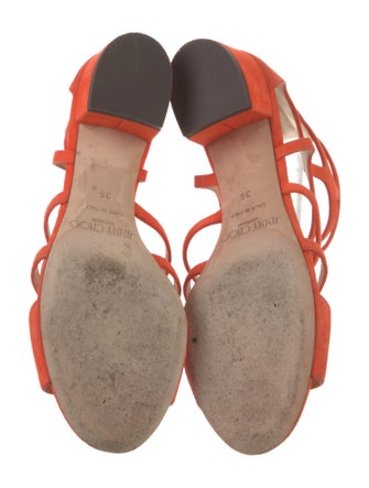 Jimmy Choo Suede Gladiator Sandals