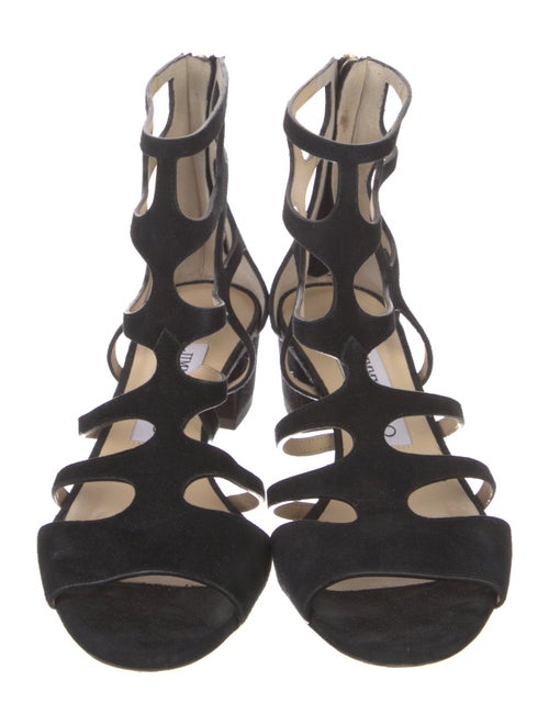 Jimmy Choo Suede Gladiator Sandals