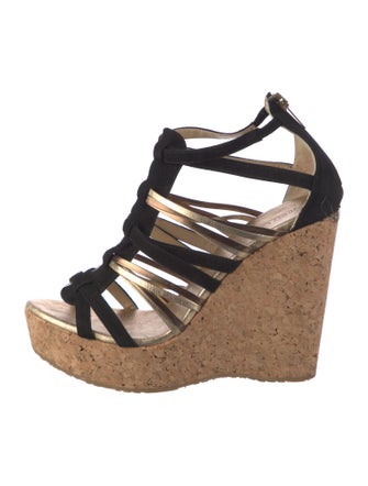 Jimmy Choo Suede Gladiator Sandals