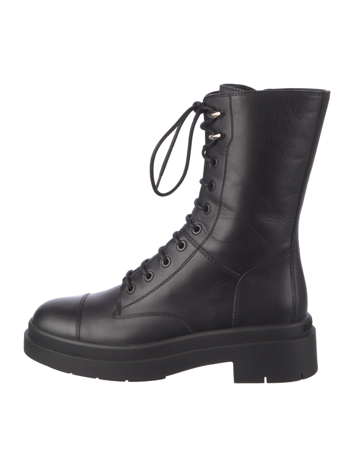Jimmy Choo Nari Leather Combat Boots