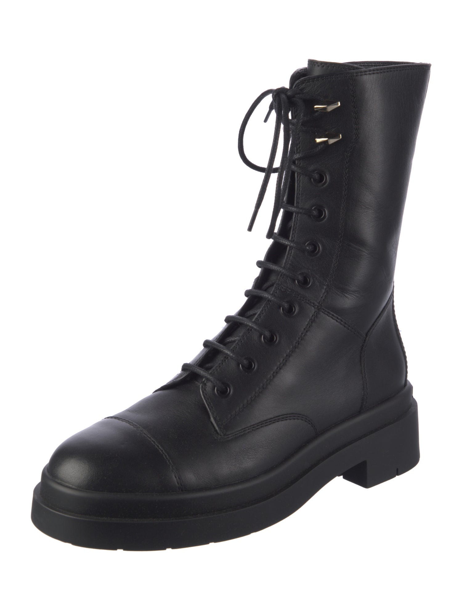 Jimmy Choo Nari Leather Combat Boots