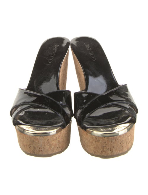 Jimmy Choo Patent Leather Slides