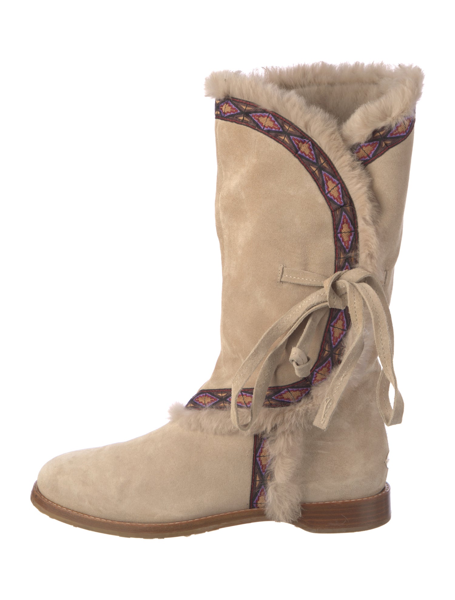 Jimmy Choo Suede Printed Boots