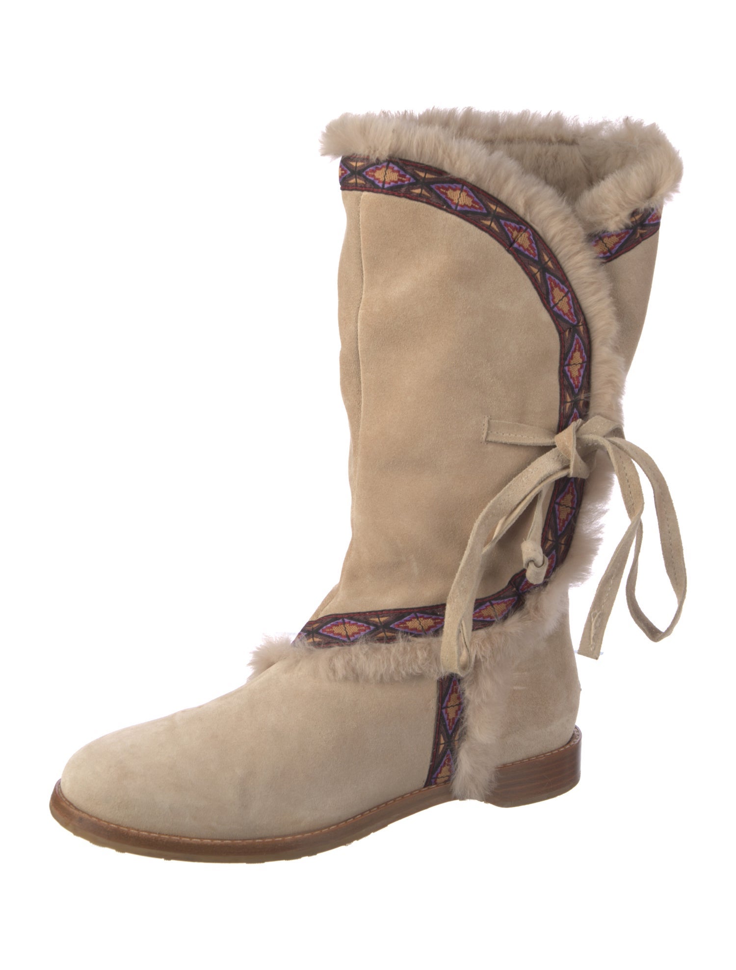 Jimmy Choo Suede Printed Boots