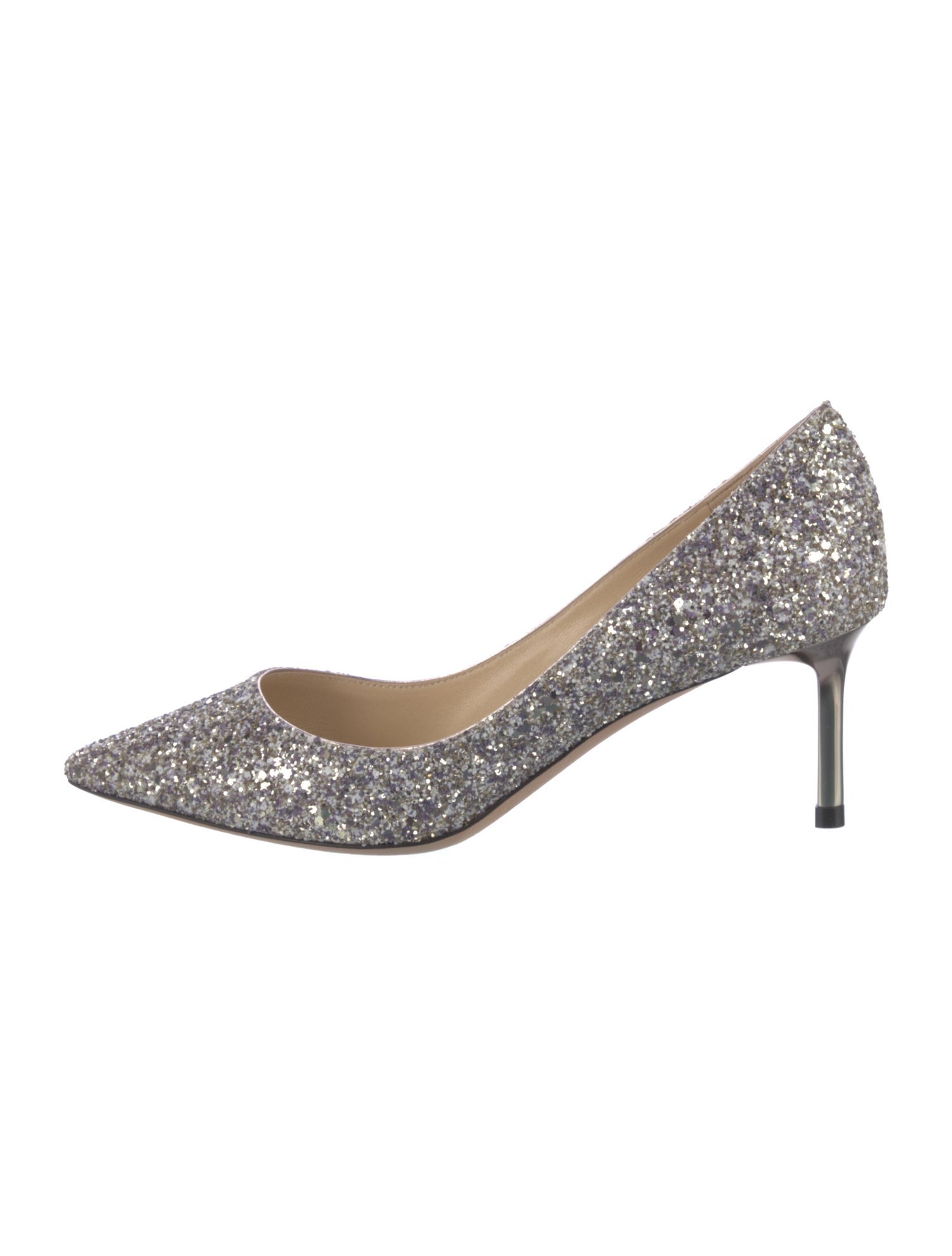 Jimmy Choo Glitter Glitter Accents Pumps