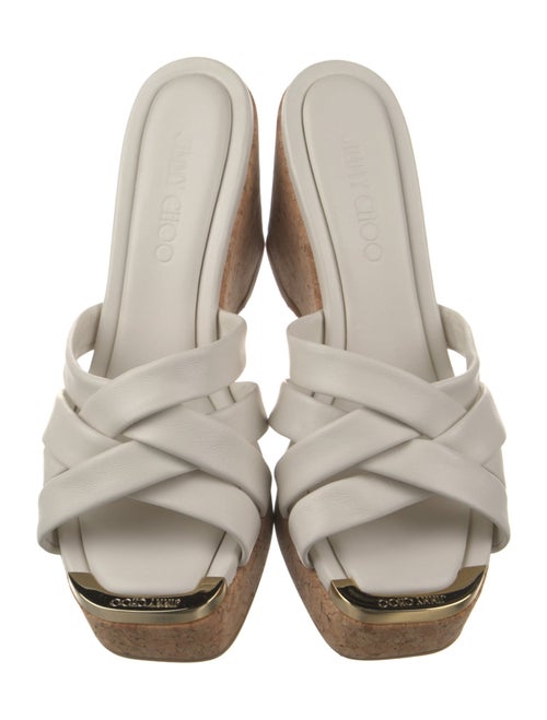 Jimmy Choo Leather Slides