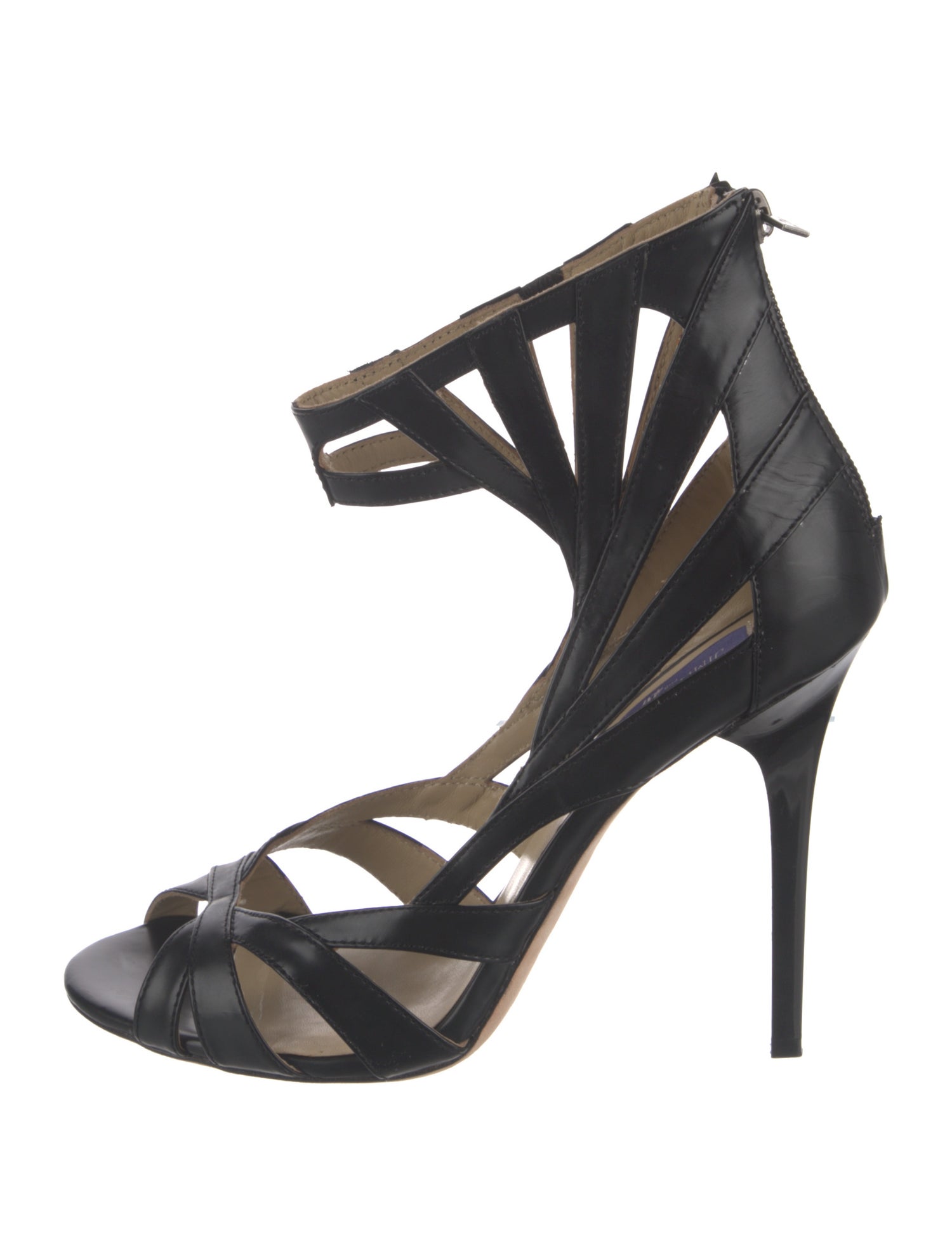 Jimmy Choo x H&M Leather Animal Print Sandals