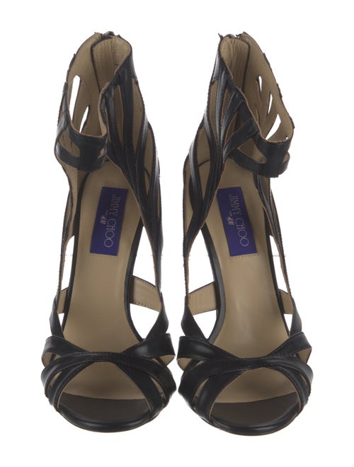 Jimmy Choo x H&M Leather Animal Print Sandals