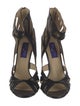 Jimmy Choo x H&M Leather Animal Print Sandals