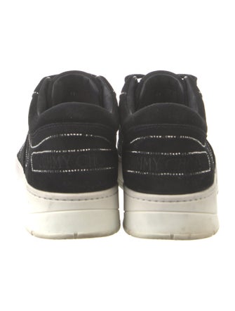 Jimmy Choo Suede Crystal Embellishments Sneakers