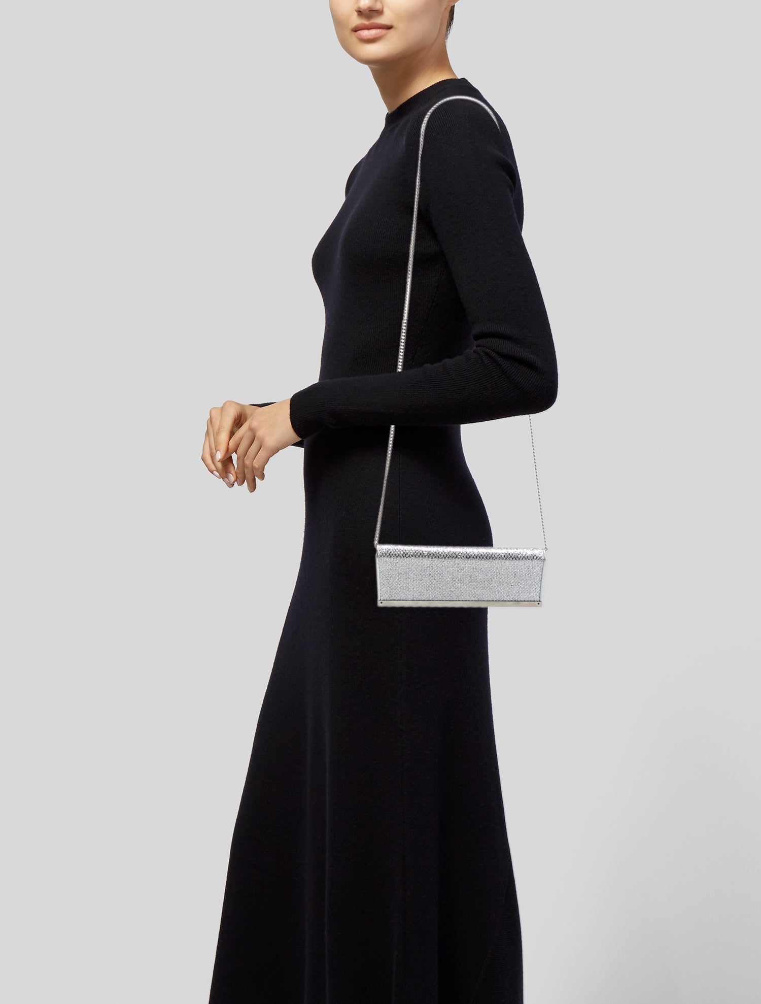 Jimmy Choo Glitter Clutch