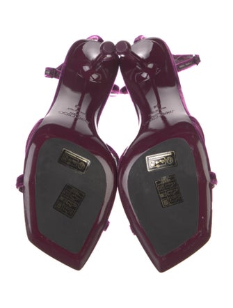 Jimmy Choo Ixia Velvet Gladiator Sandals