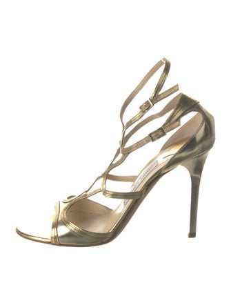 Jimmy Choo Dasha Patent Leather Sandals