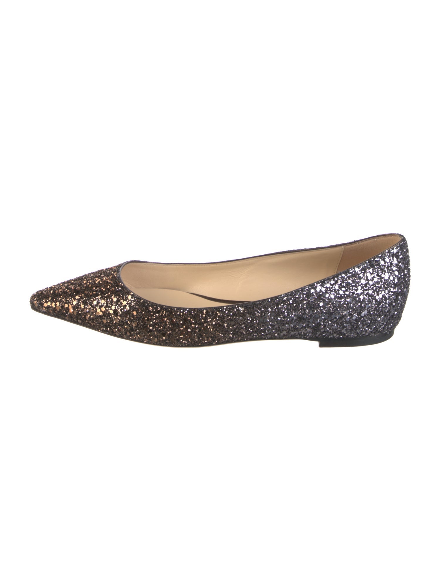 Jimmy Choo Glitter Ballet Flats
