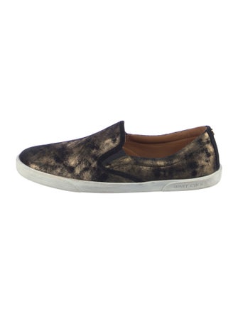 Jimmy Choo Suede Tie-Dye Print Sneakers
