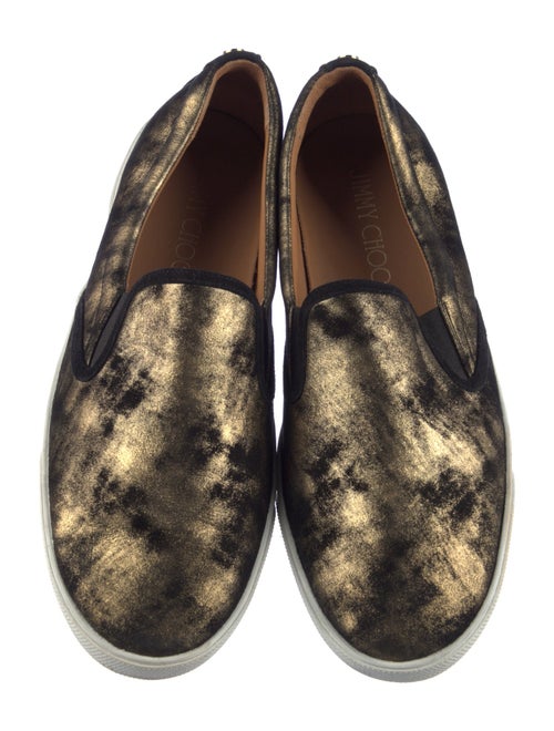 Jimmy Choo Suede Tie-Dye Print Sneakers