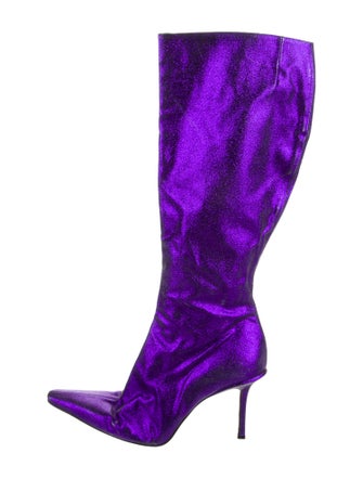 Jimmy Choo Glitter Glitter Accents Boots