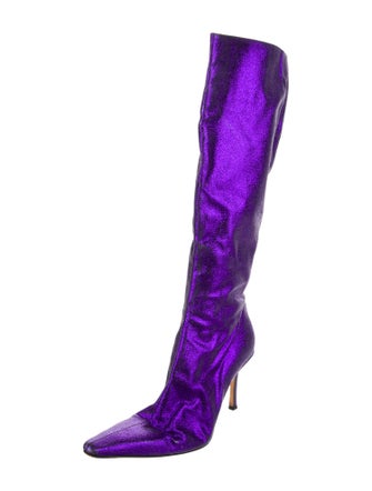 Jimmy Choo Glitter Glitter Accents Boots