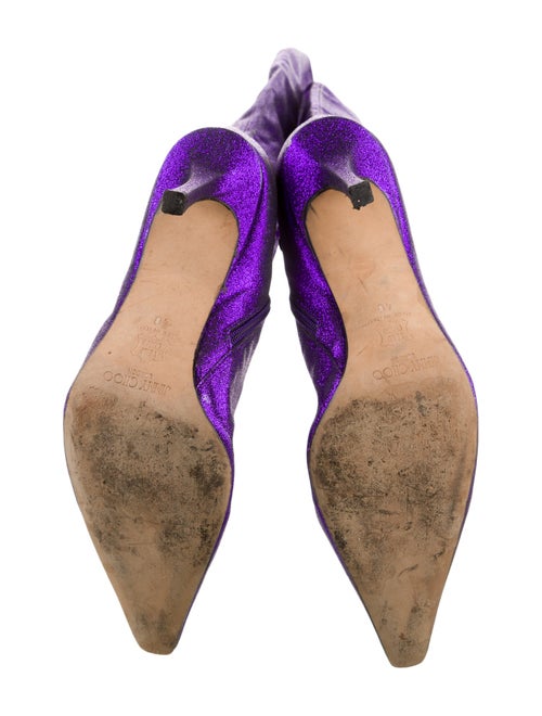 Jimmy Choo Glitter Glitter Accents Boots