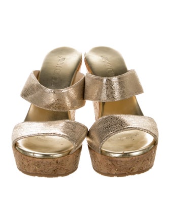 Jimmy Choo Leather Slides