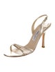 Jimmy Choo Leather Slingback Sandals