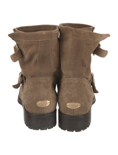 Jimmy Choo Suede Moto Boots
