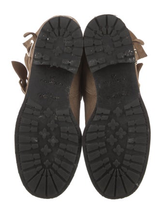 Jimmy Choo Suede Moto Boots