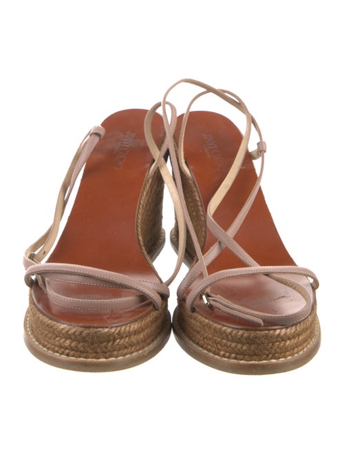 Jimmy Choo Drive 60 Leather Espadrilles