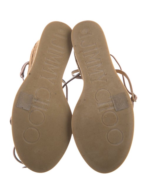 Jimmy Choo Drive 60 Leather Espadrilles